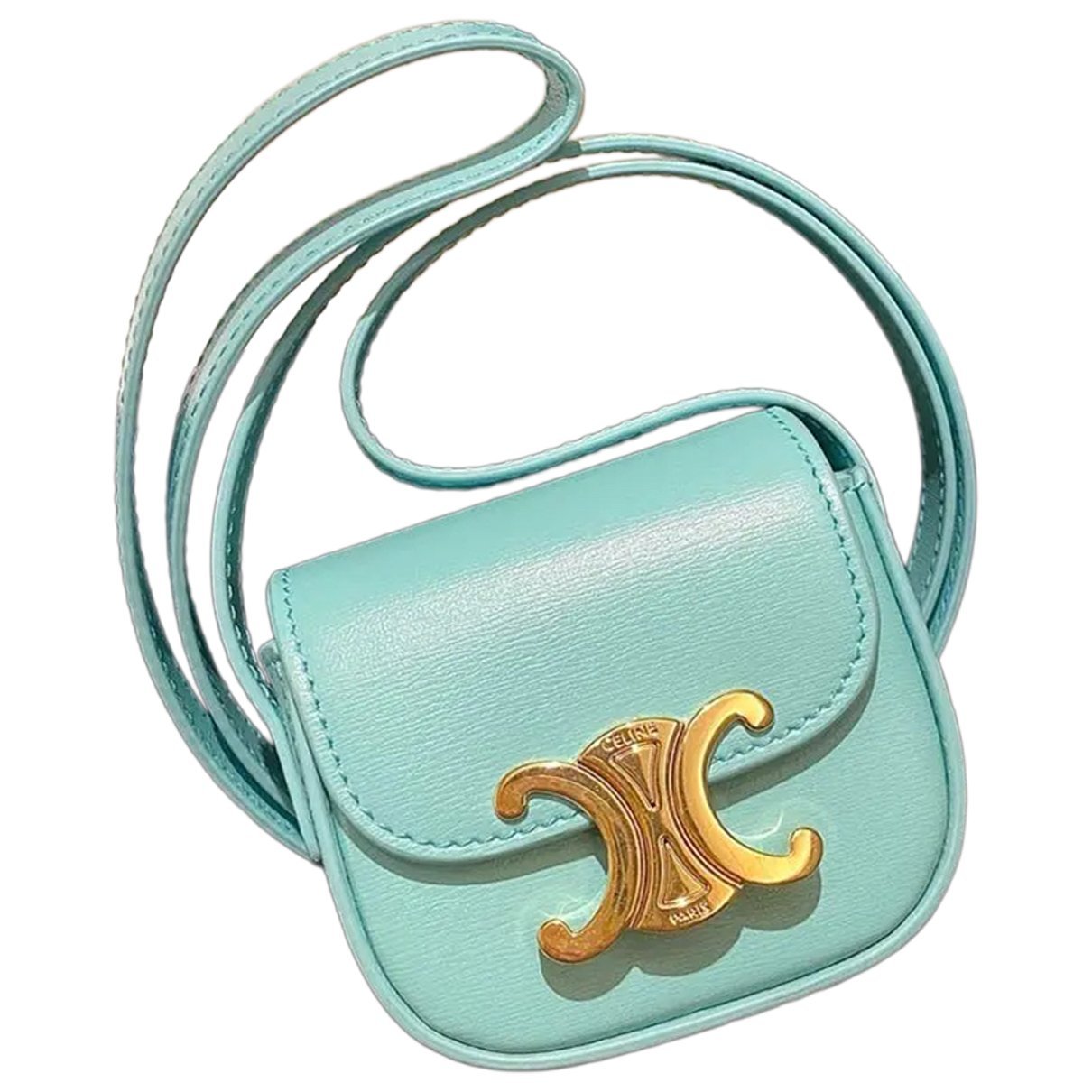 Triomphe leather crossbody bag