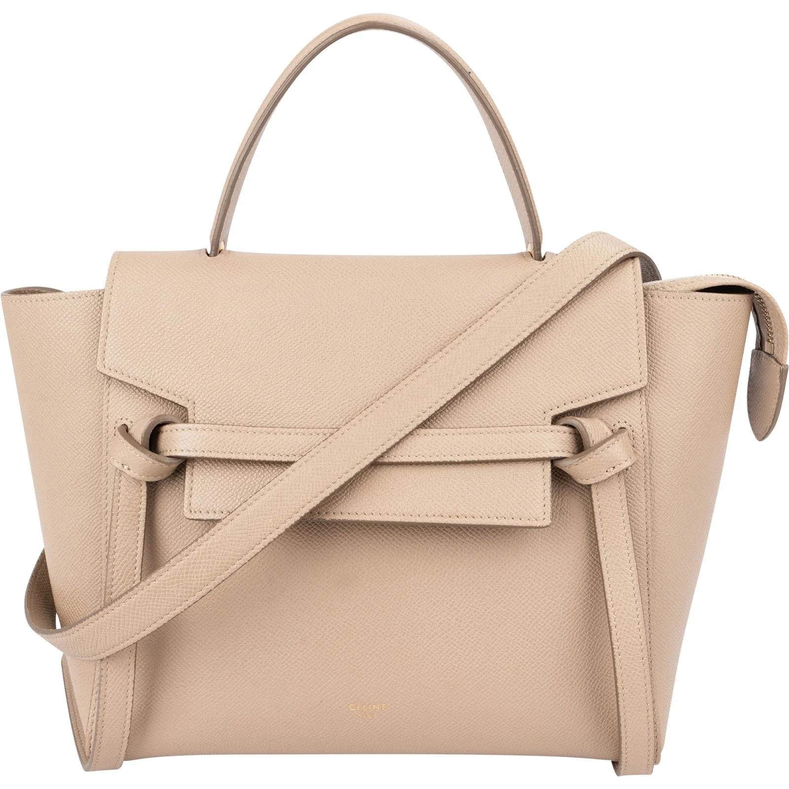 Belt leather handbag