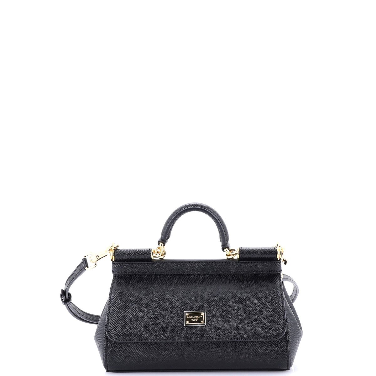 Dolce & Gabbana East West Miss Sicily Bag Leather Small