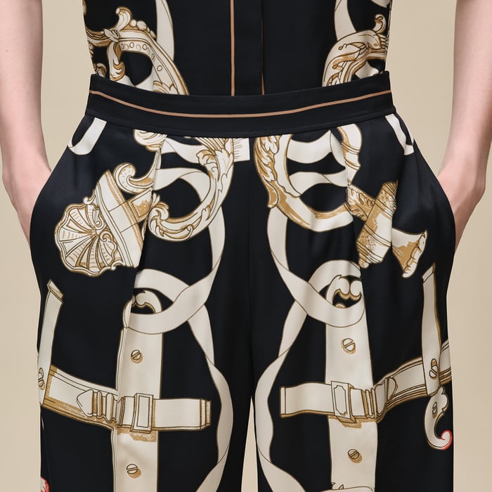 Noir "Ferronnerie Remix" Pants
