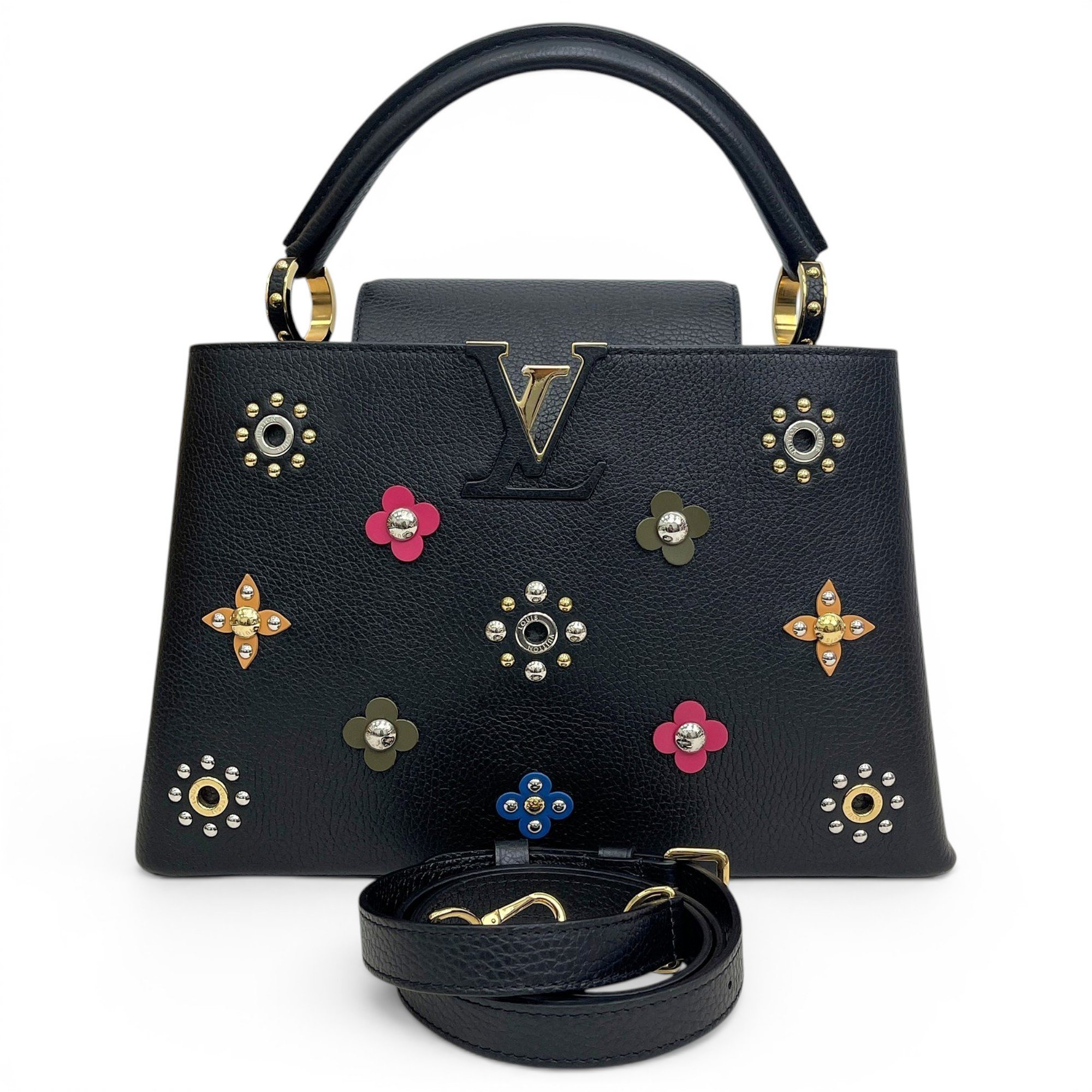 Capucines leather handbag