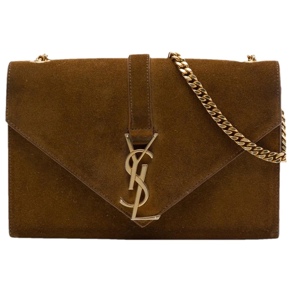 Envelope leather crossbody bag
