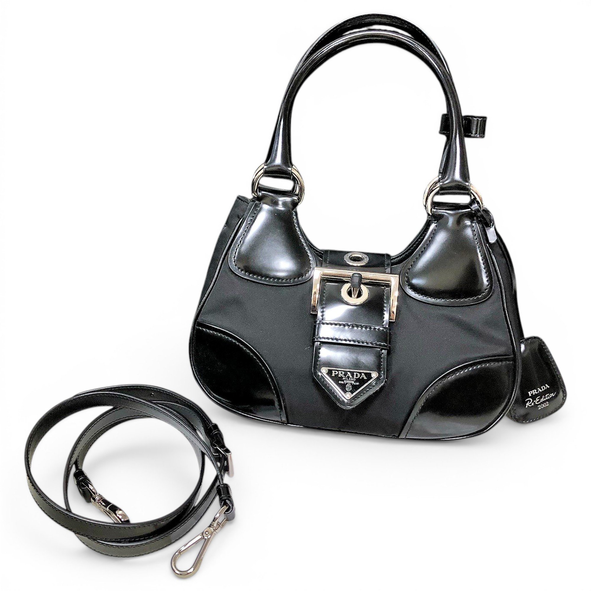 Moon leather handbag