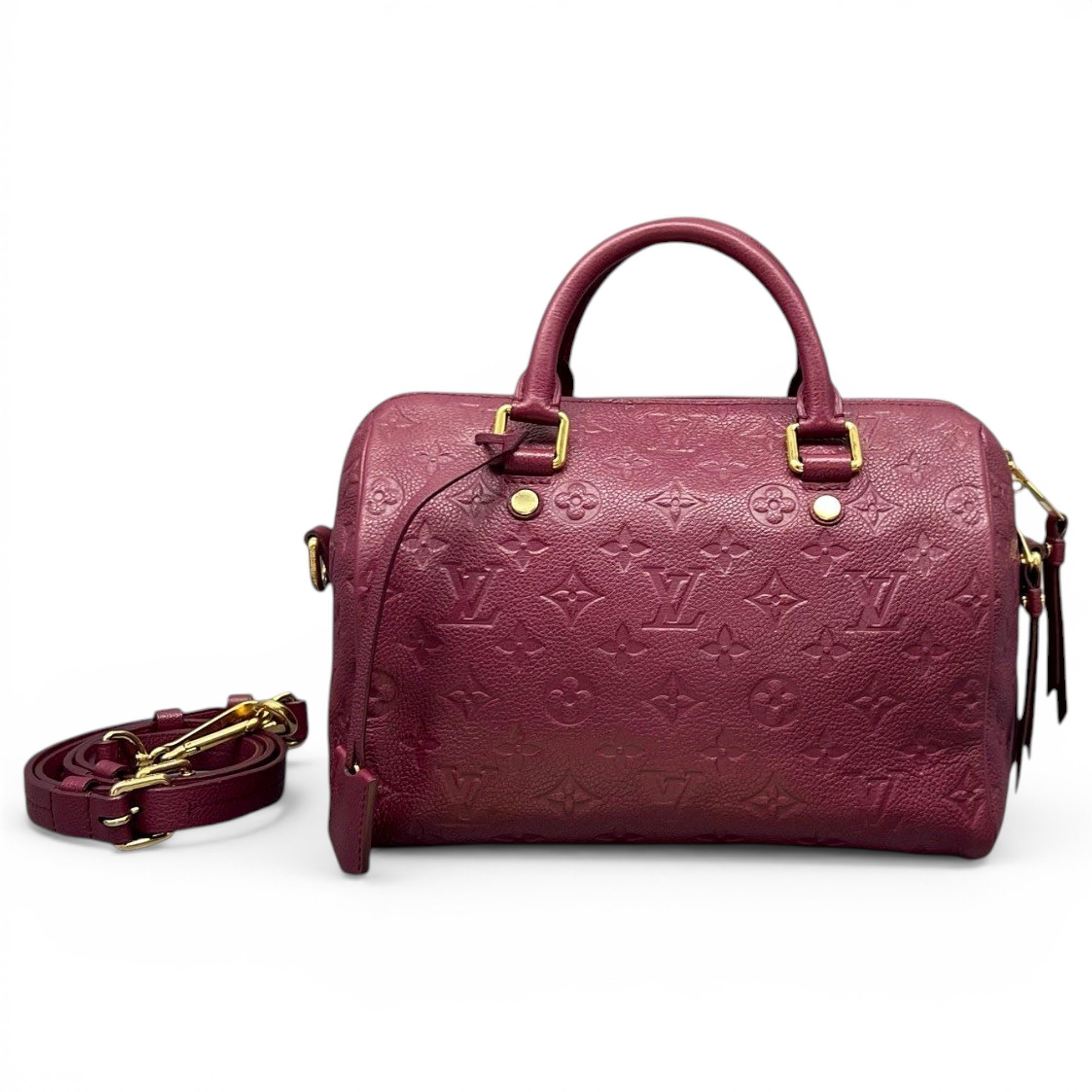 Speedy leather handbag