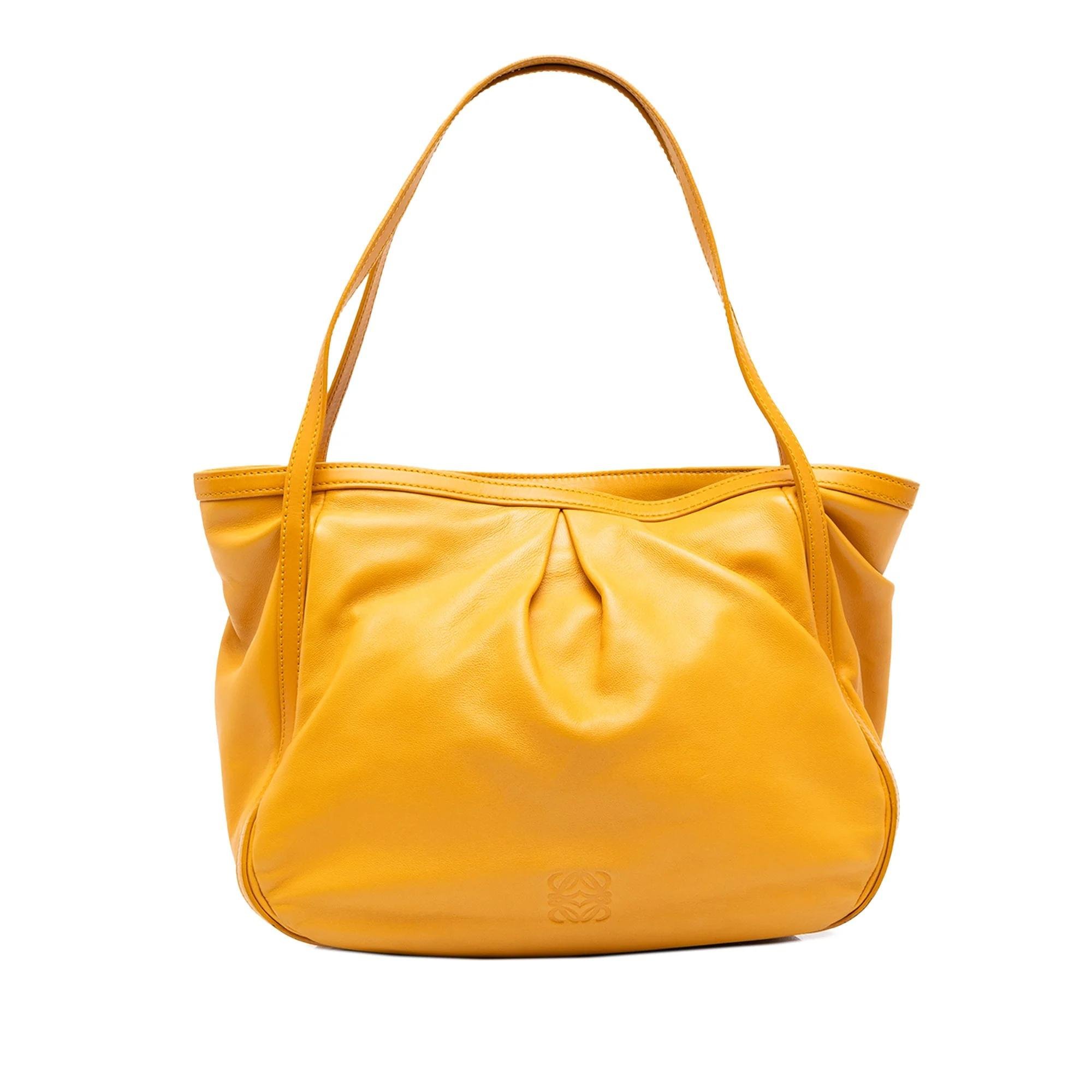 Anagram leather handbag