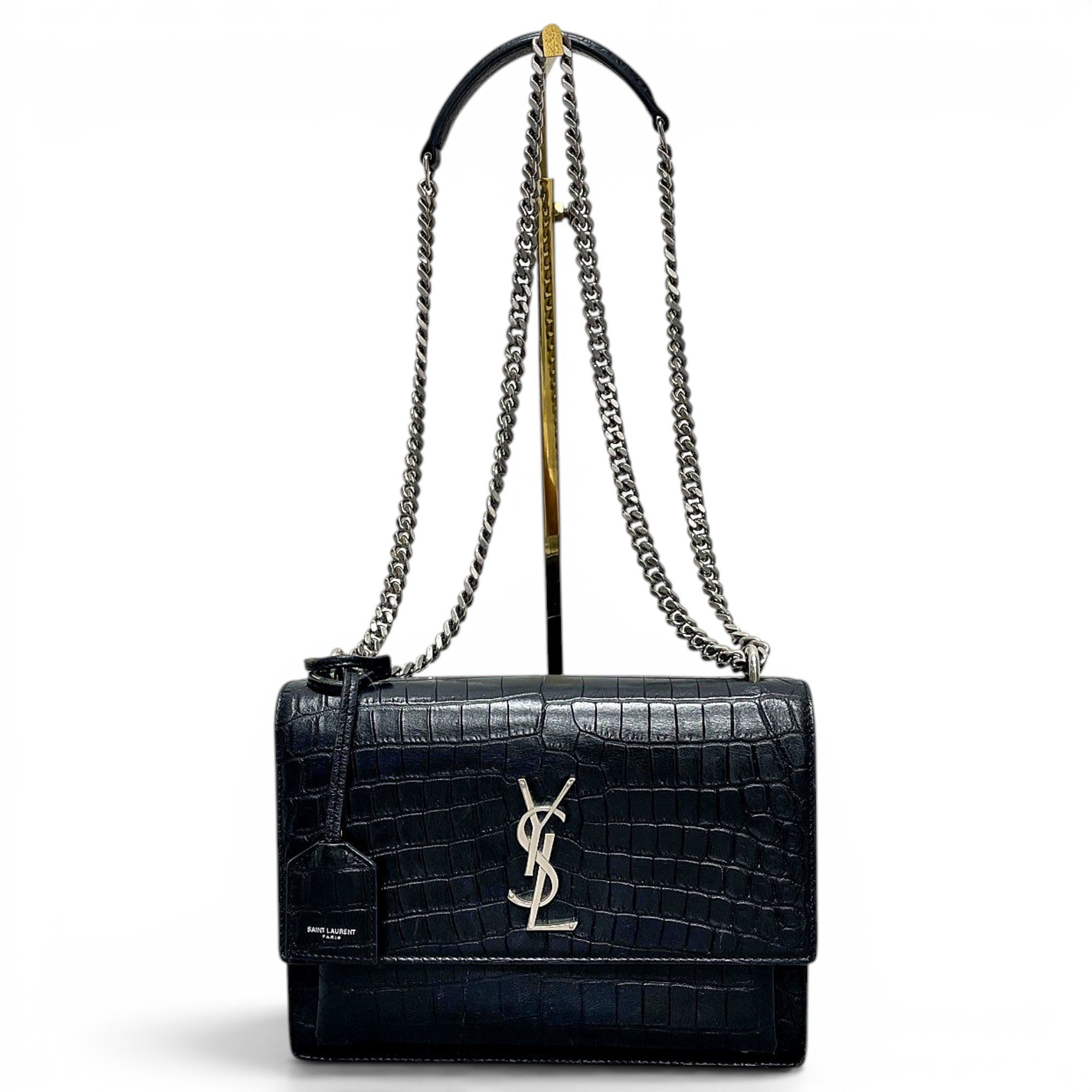 Sunset leather handbag