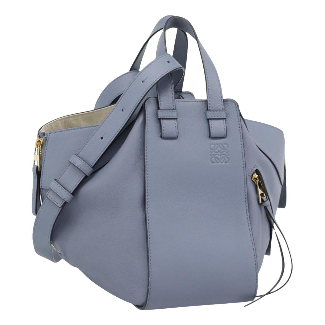 Hammock leather handbag