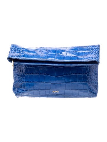 Emilio Pucci Embossed Leather Clutch
