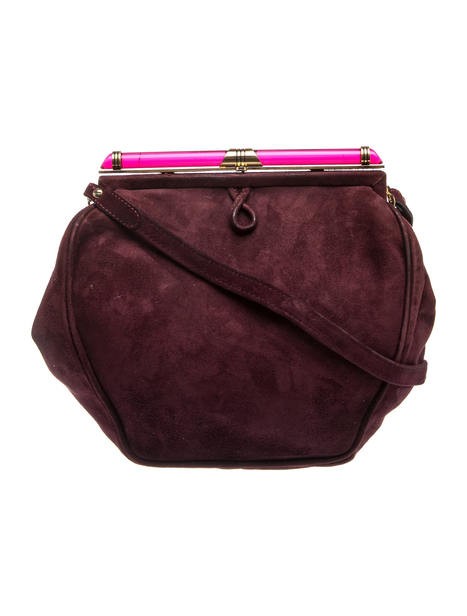 Suede Crossbody Bag