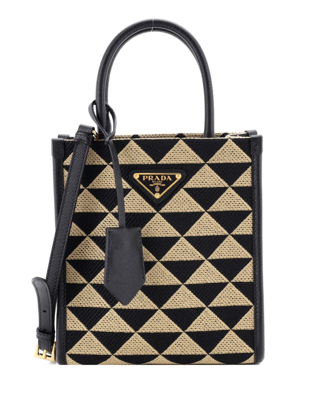 Symbole Shopper Tote Jacquard Mini crossbody bag