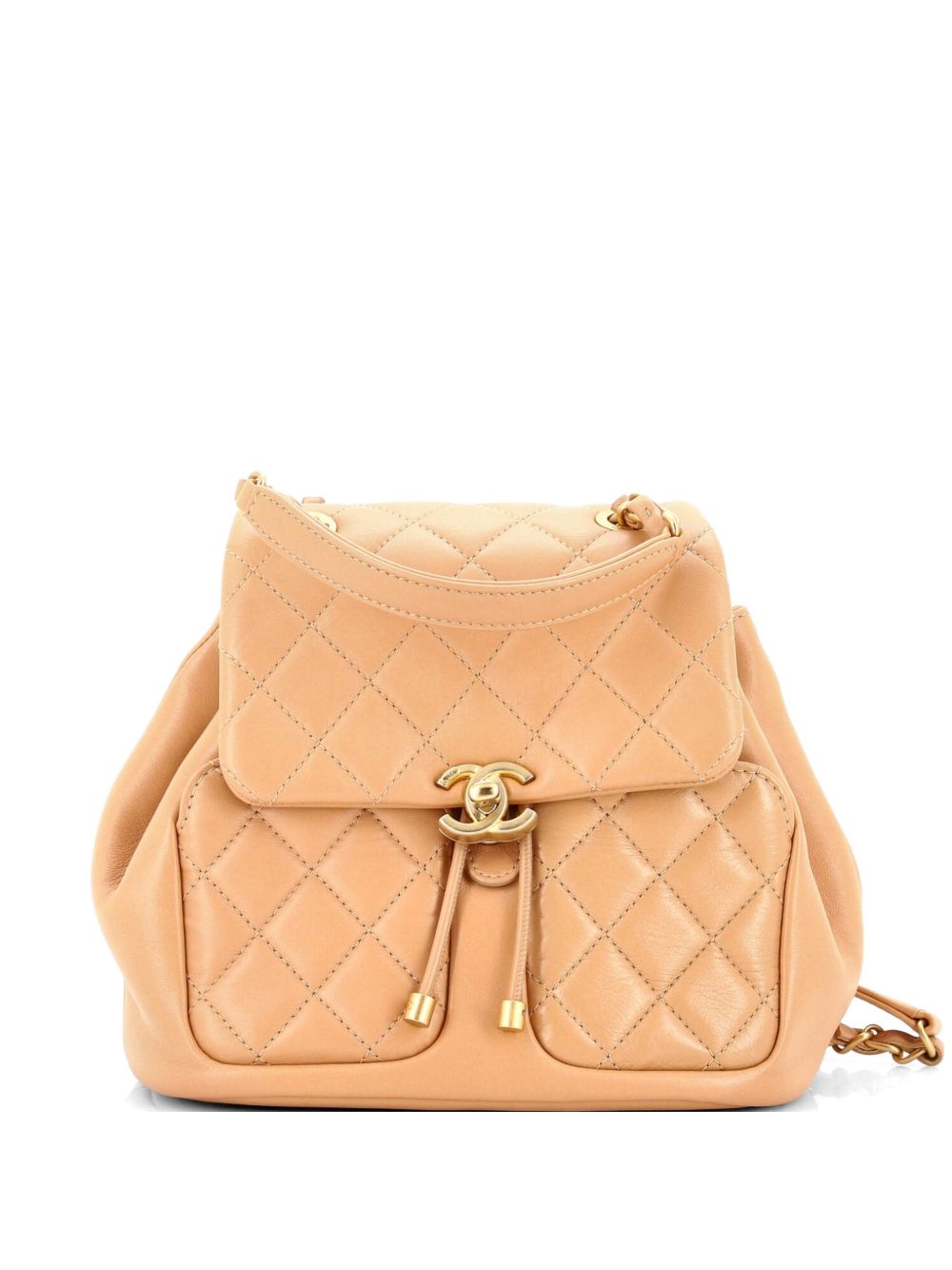 Daily Friend Quilted Lambskin backpack