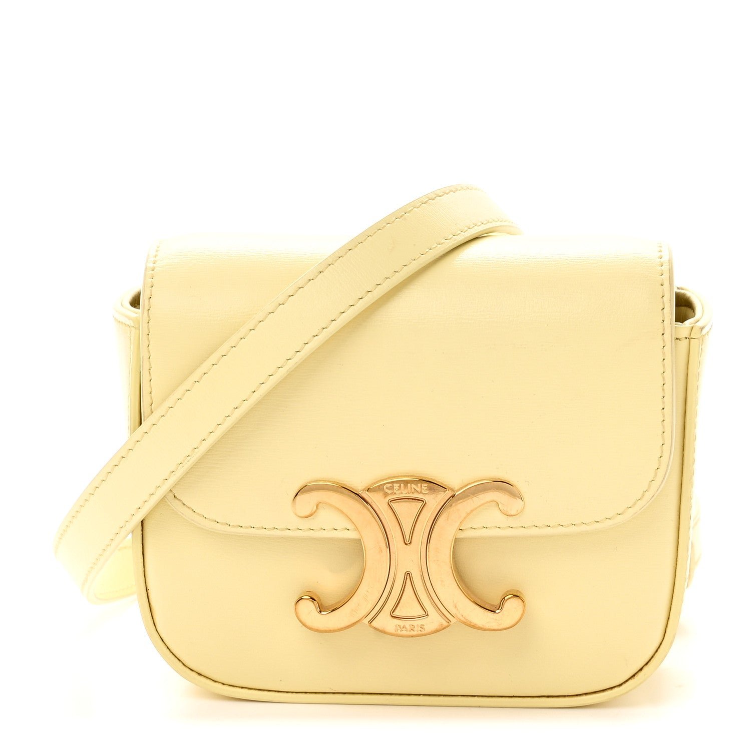 Celine Shiny Calfskin Mini Claude Pollen