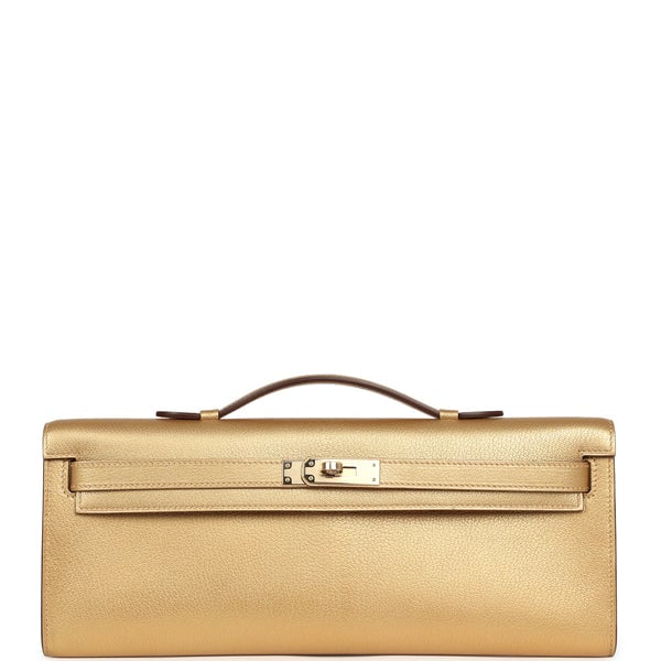 Hermes Kelly Cut Dore Chevre Chamkilight Permabrass Hardware Paymnet 1 for JJ ONLY