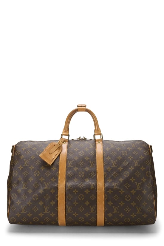 Monogram Canvas Keepall Bandouliere 50