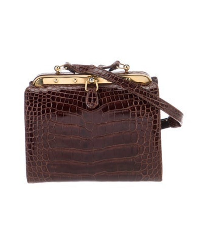 Judith Leiber Leiber Embossed Leather Crossbody Bag