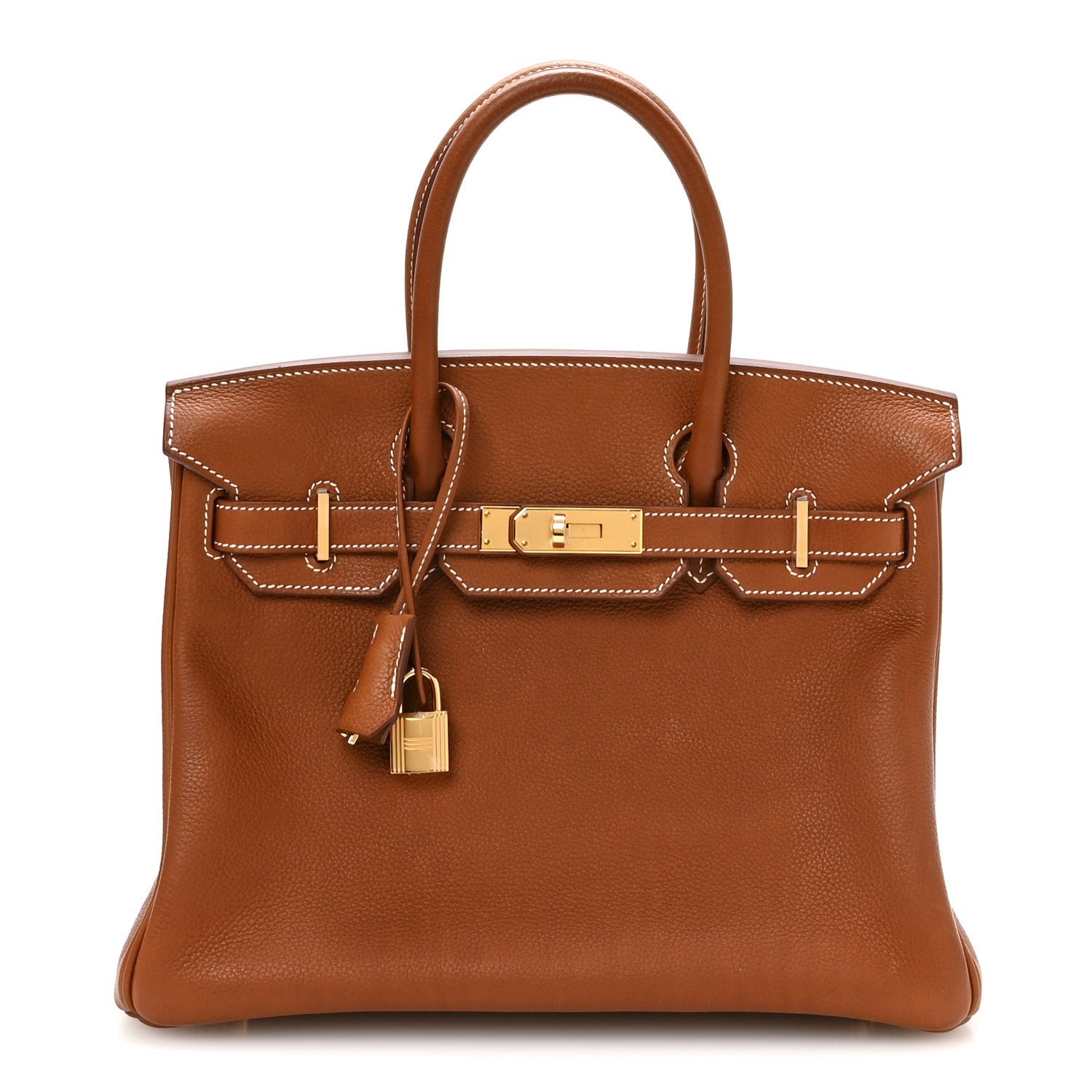Hermes Natural Barenia Faubourg Birkin 30 Fauve