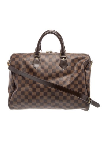 Louis Vuitton Damier Ebene Speedy Bandouliere 35