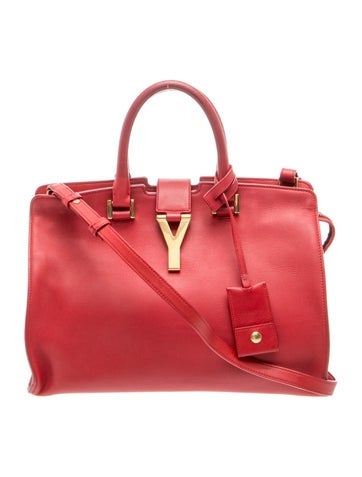 Leather Y Cabas Small