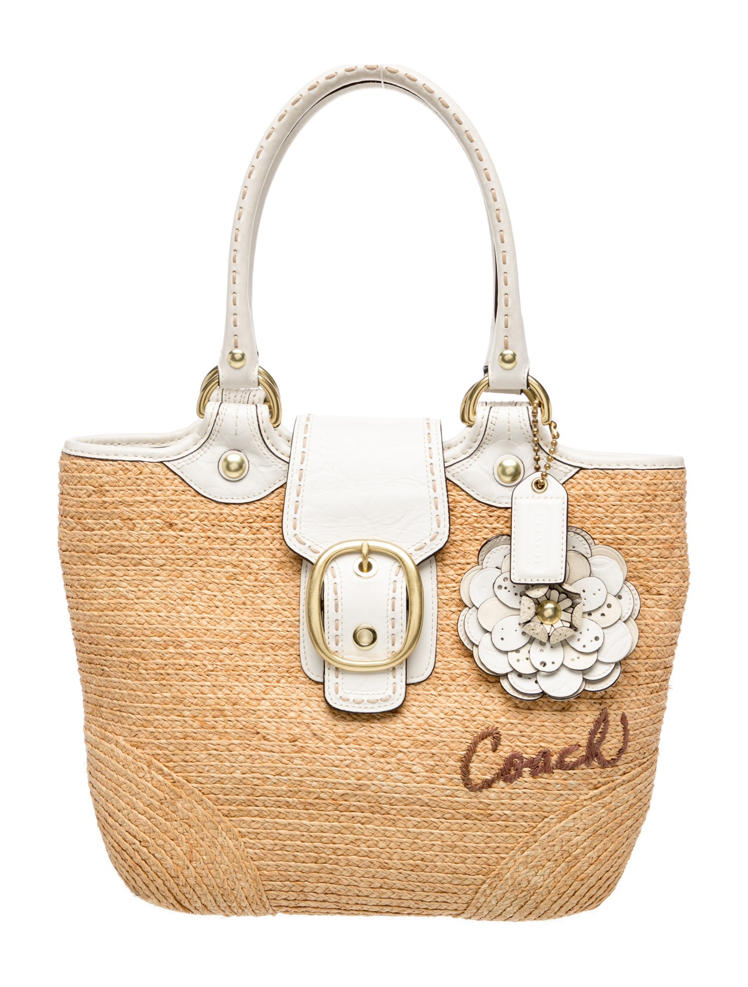 Straw Tote Vintage