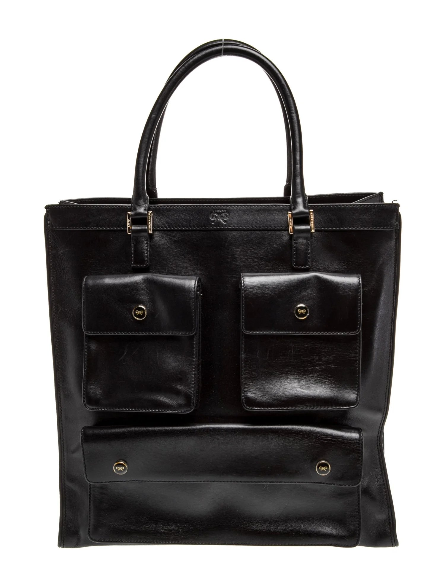 Leather Top Handle Bag