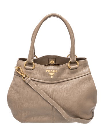 Vitello Daino Leather Top Handle Bag