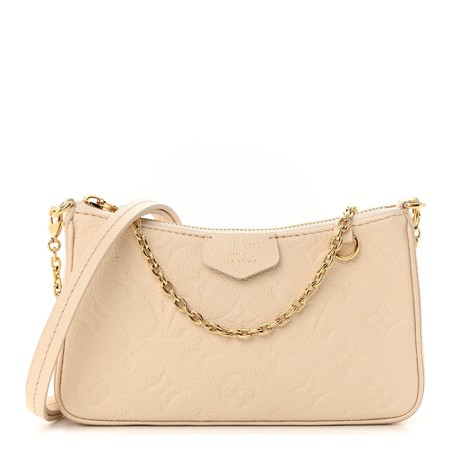 Louis Vuitton Empreinte Easy Pouch On Strap Cream
