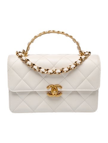 Quilted CC Top Handle Bag