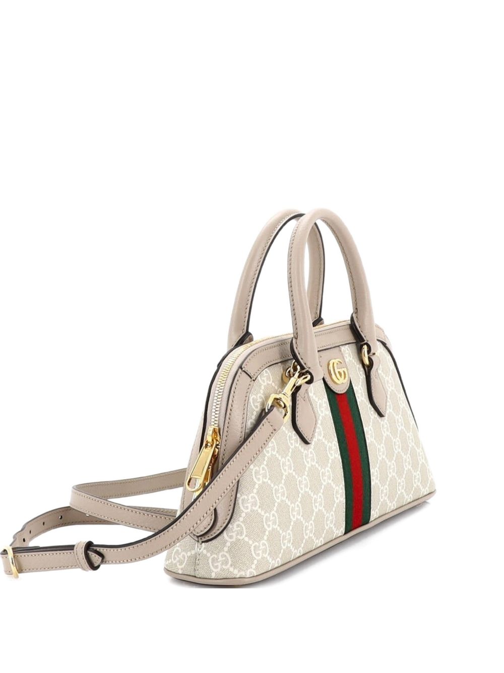 Ophidia Dome Top Handle Bag GG Coated Canvas Small satchel