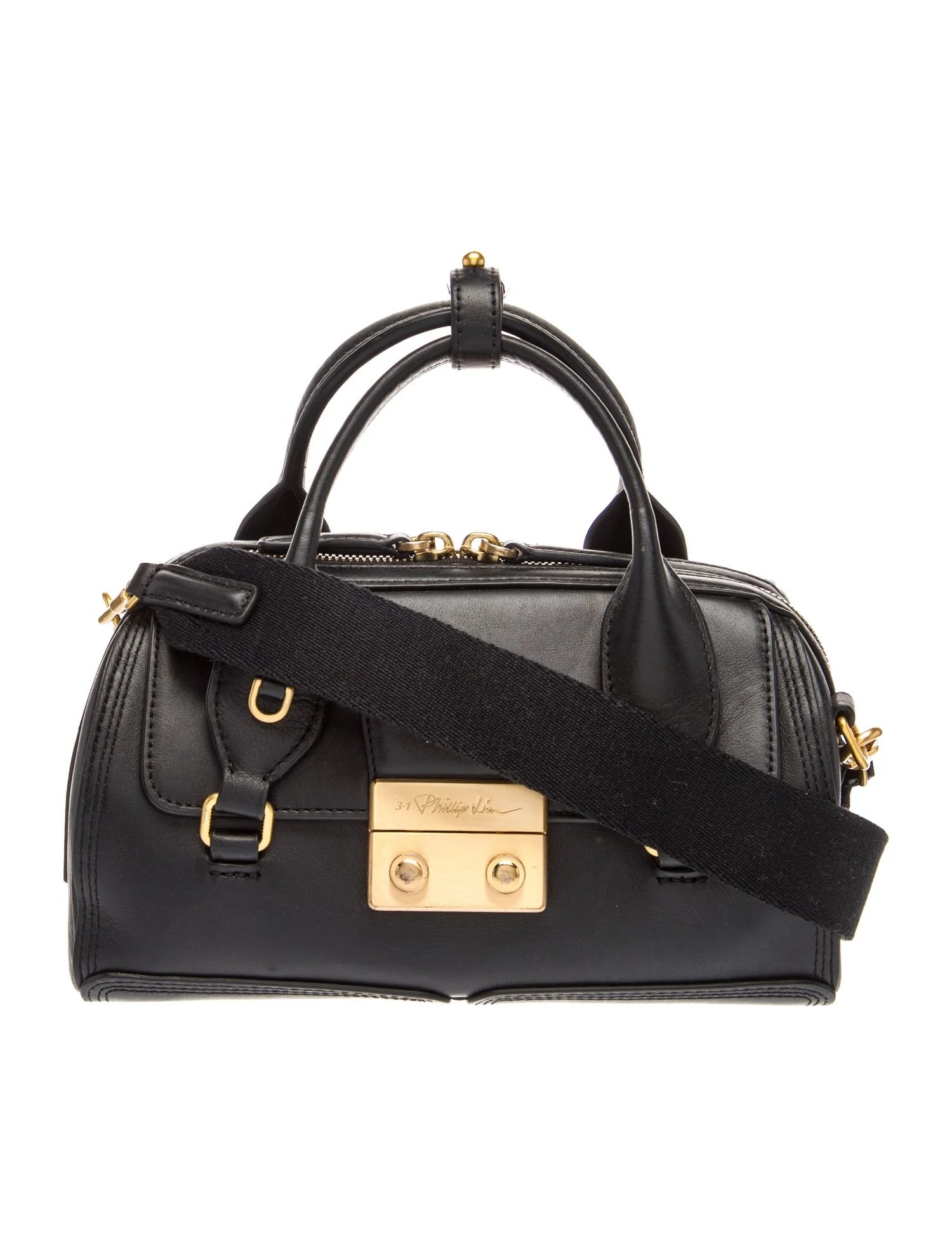 Leather Top Handle Bag