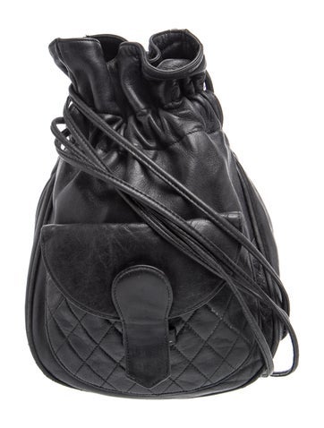 Leather Bucket Bag