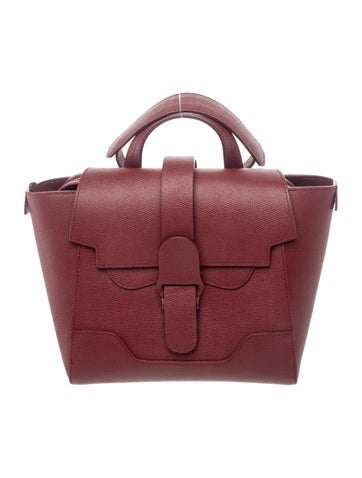 Leather Top Handle Bag