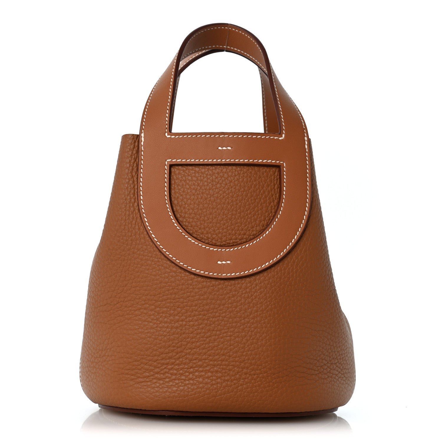 Hermes Taurillon Clemence Swift In-The-Loop 18 Bag Gold