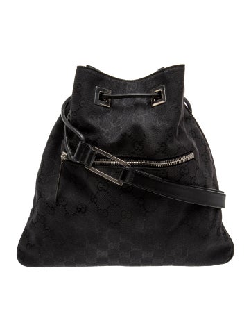 GG Canvas Bucket Bag Vintage