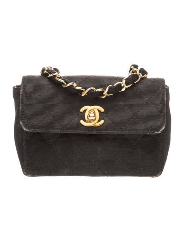 Extra Mini Grosgrain Flap Bag