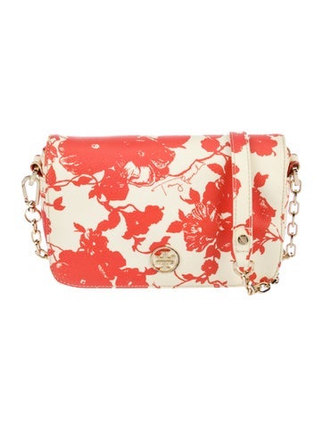 Tory Burch Chain-Link Leather Crossbody Bag