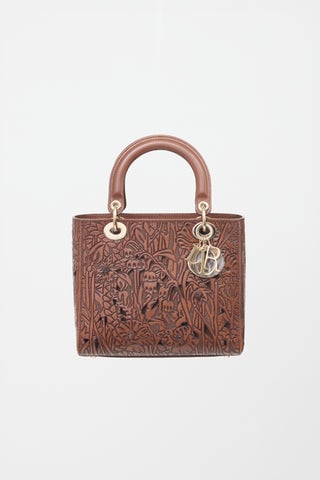 Cruise 2021 Leather Medium Lady Dior Bag
