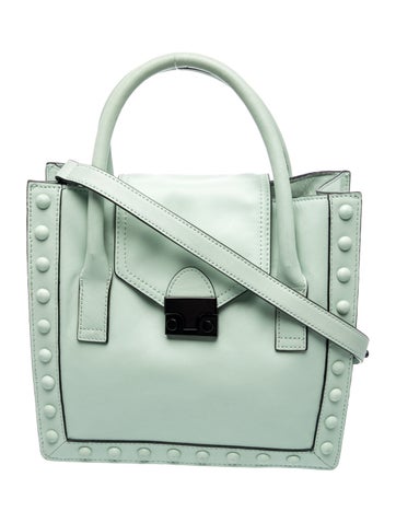 Loeffler Randall Leather Top Handle Bag