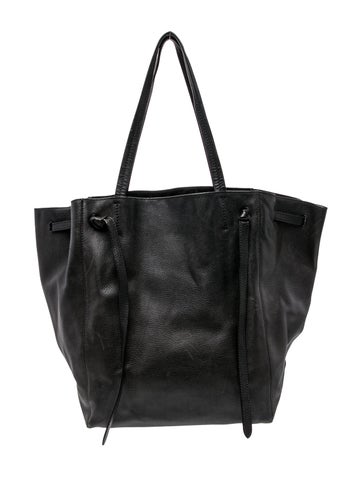 Leather Cabas Phantom w/Belt Medium