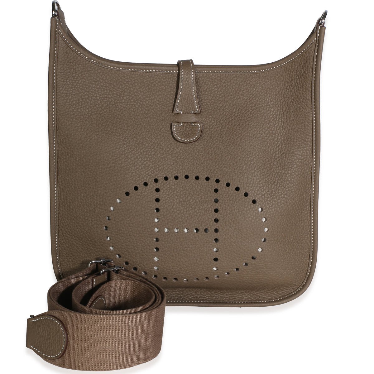 Hermes Etoupe Clemence Evelyne III PM 29 PHW