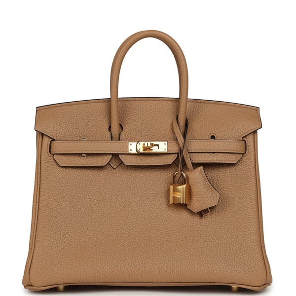 Hermes Hermes Birkin 25 Chai Togo Gold Hardware
