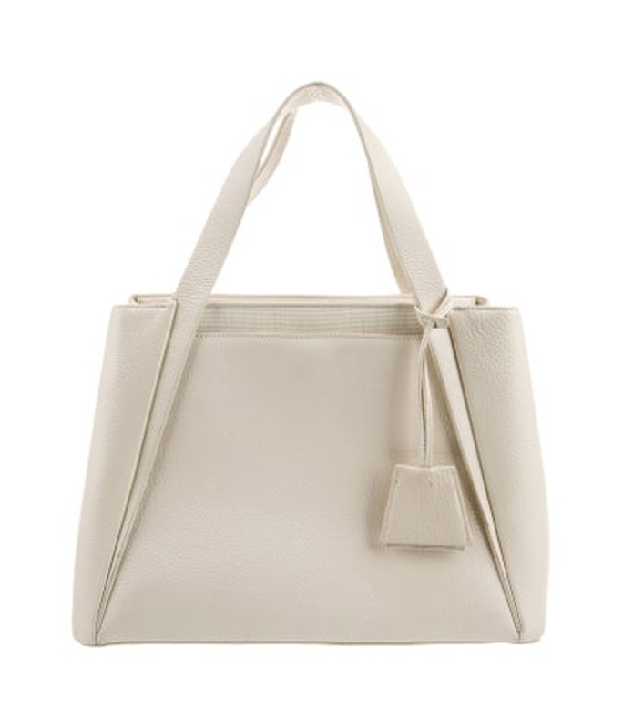 Akris Leather Top Handle Bag