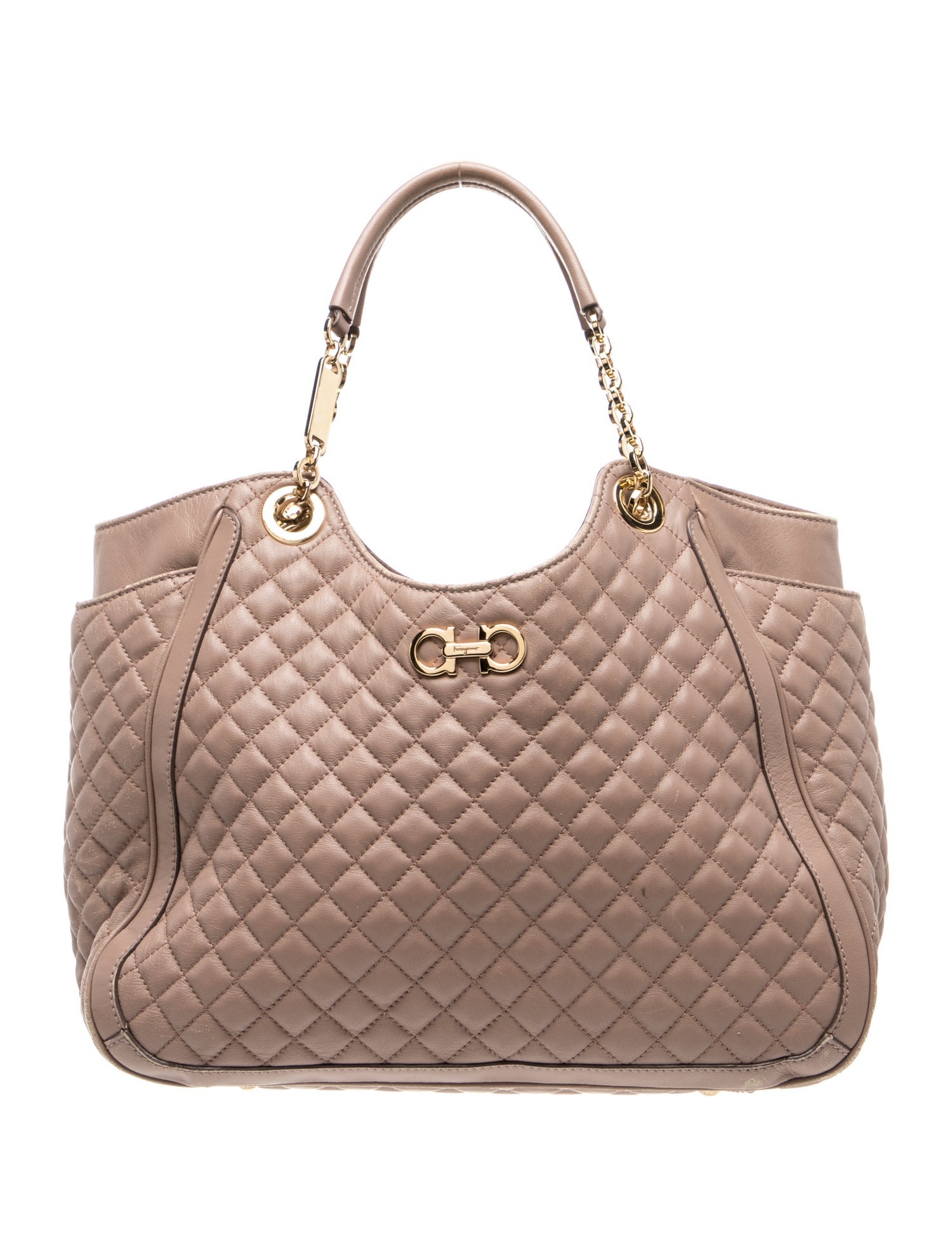 Ferragamo Leather Shoulder Bag