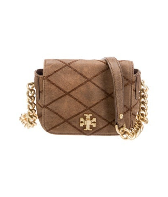 Tory Burch Burch Leather Crossbody Bag