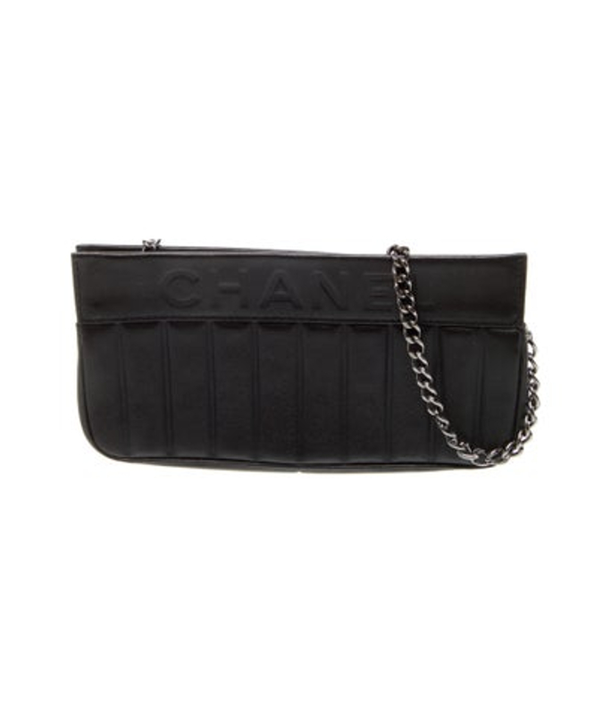 Chanel Vertical Quilt Lax Clutch