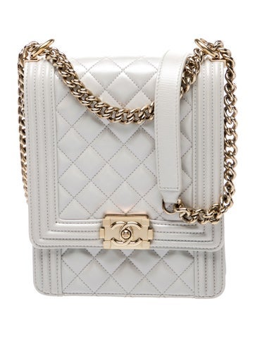 Iridescent North/South Boy Bag