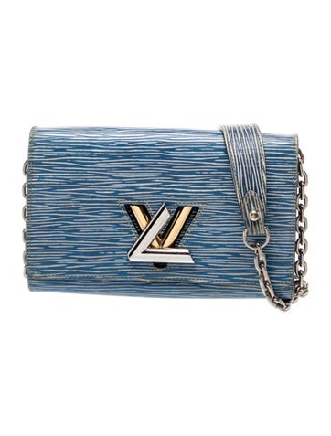 Epi Leather Twist Wallet on Chain Vintage