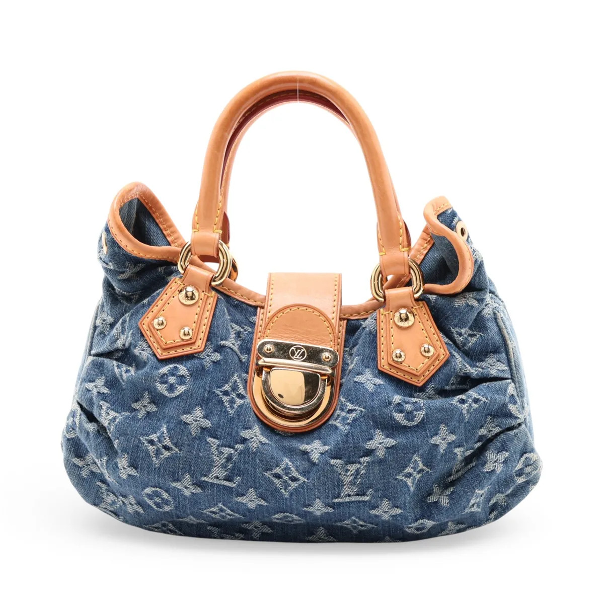 Louis Vuitton Monogram denim Preity M95020 Blue
