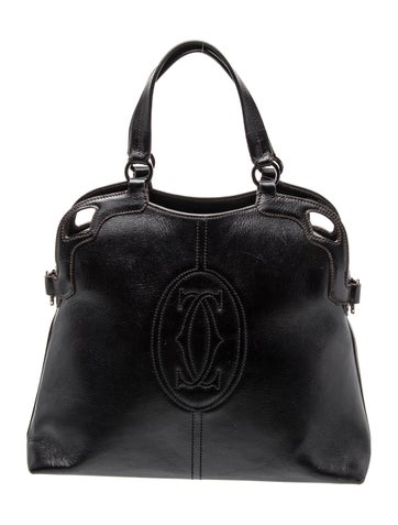Leather Top Handle Bag