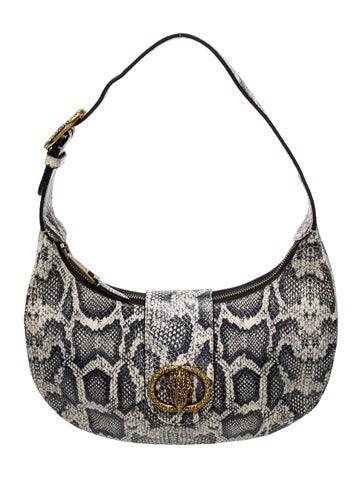 Kurt Geiger Embossed Leather Shoulder Bag