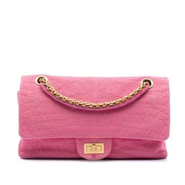 Croc Quilted Jersey Reissue 2.55 Double Flap